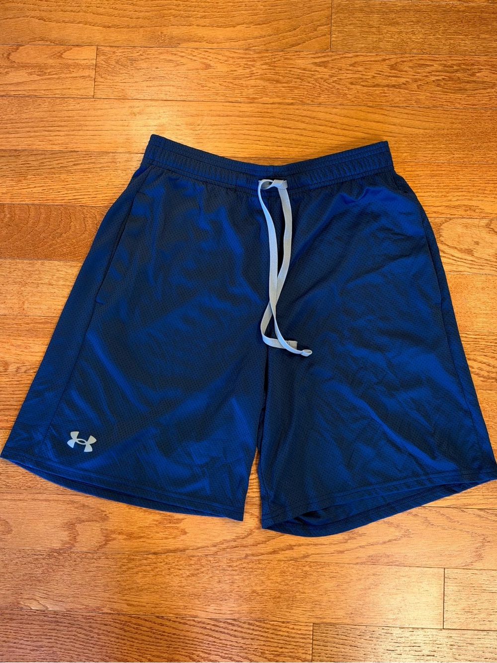Under Armour Men's Navy Blue Athletic Mesh Shorts
